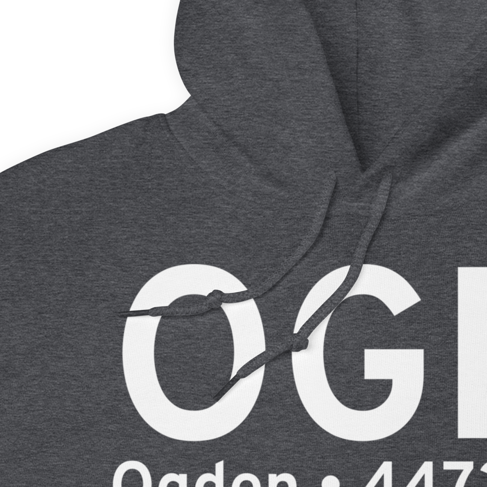 Ogden (KOGD) Airport Hoodie Sweatshirt 