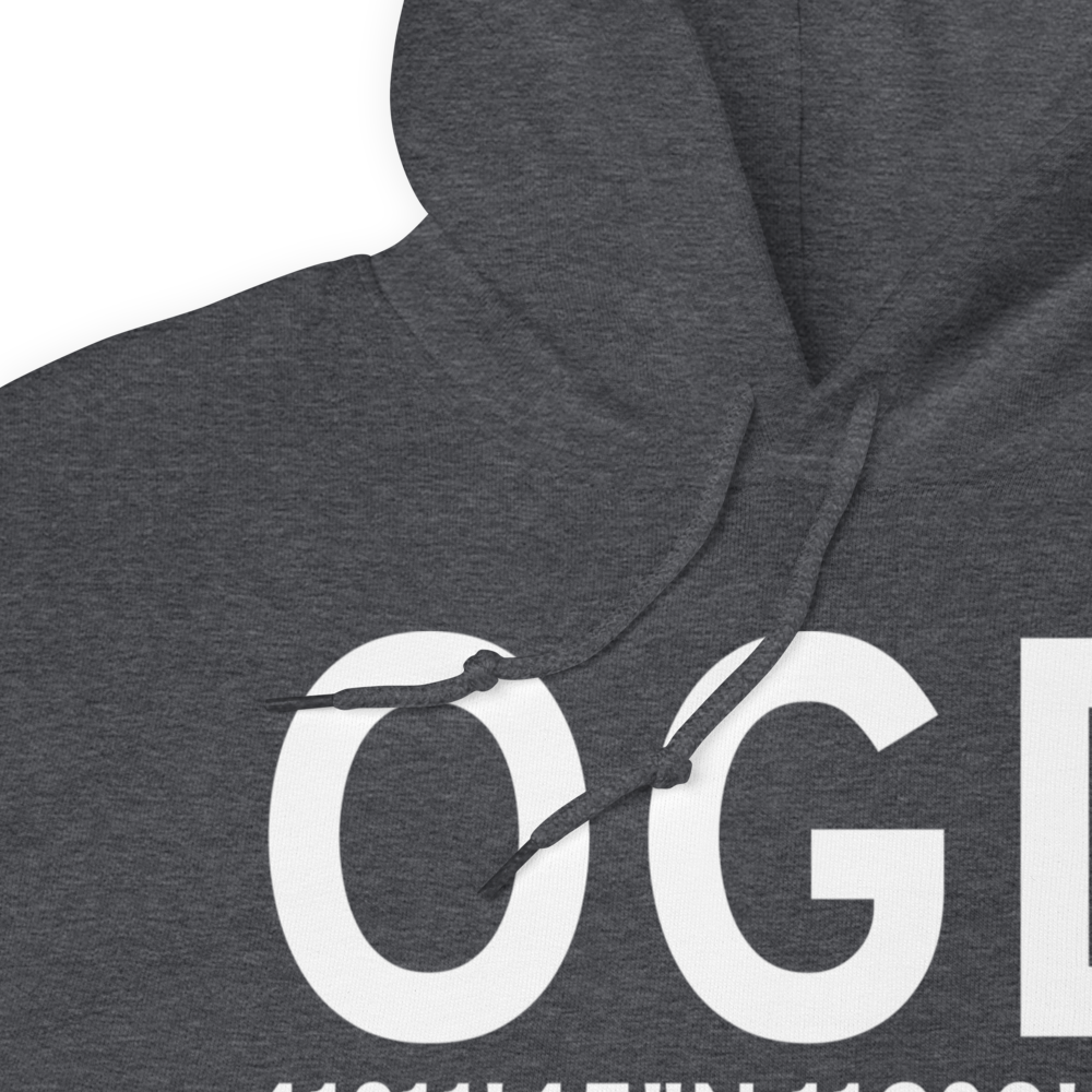 Ogden (KOGD) Airport Hoodie Sweatshirt 