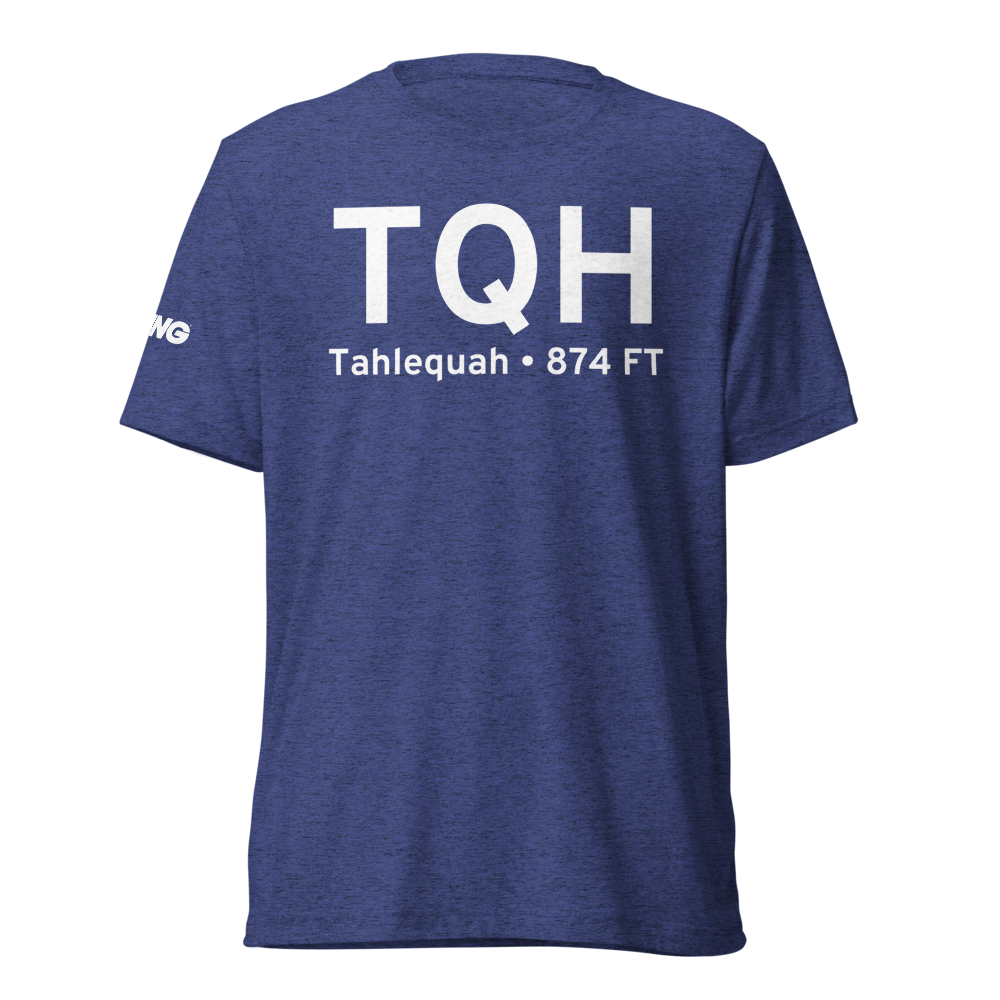 Tahlequah (KTQH) Airport Tri-blend T-Shirt 