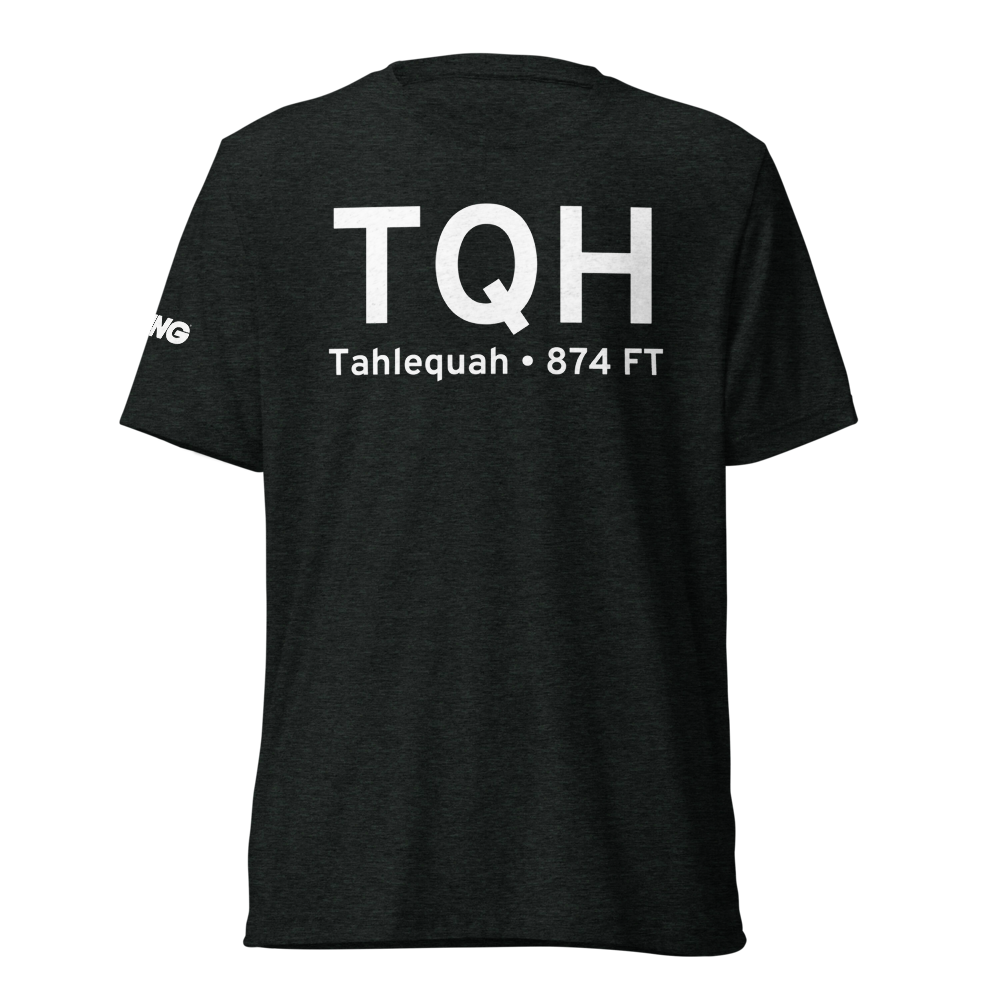 Tahlequah (KTQH) Airport Tri-blend T-Shirt 
