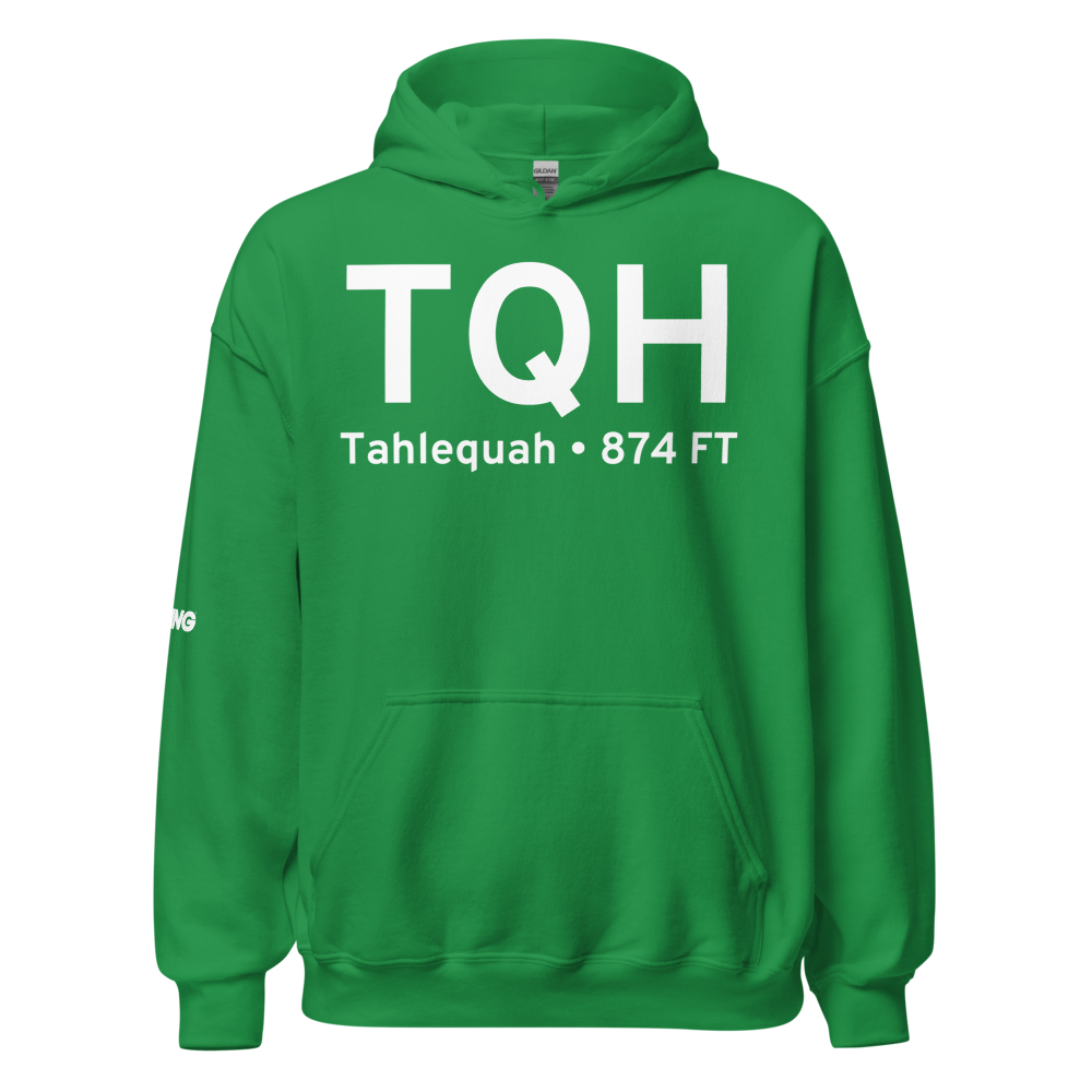 Tahlequah (KTQH) Airport Hoodie Sweatshirt 