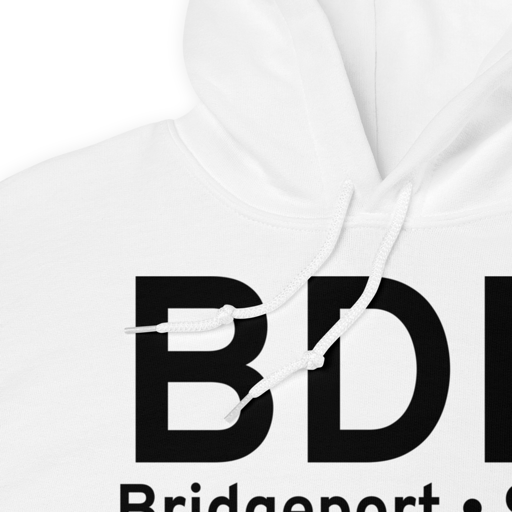 Bridgeport (KBDR) Airport Hoodie Sweatshirt 