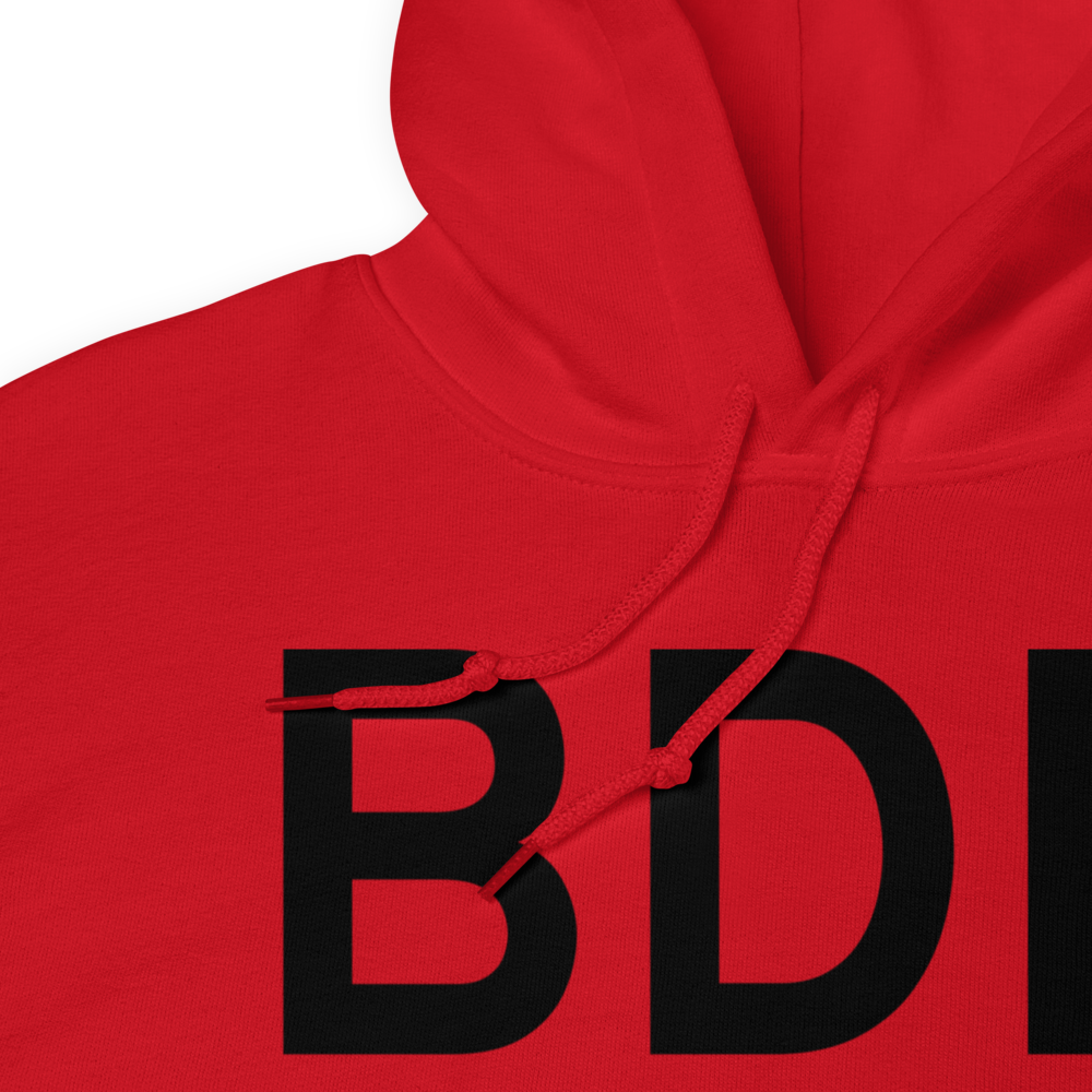 Bridgeport (KBDR) Airport Hoodie Sweatshirt 