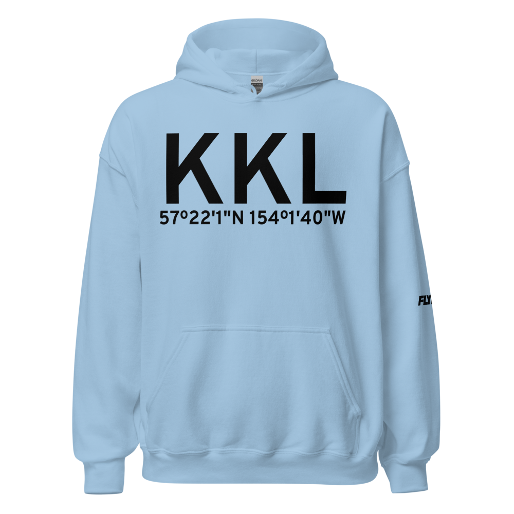 Karluk Lake (KKL) Airport Hoodie Sweatshirt 