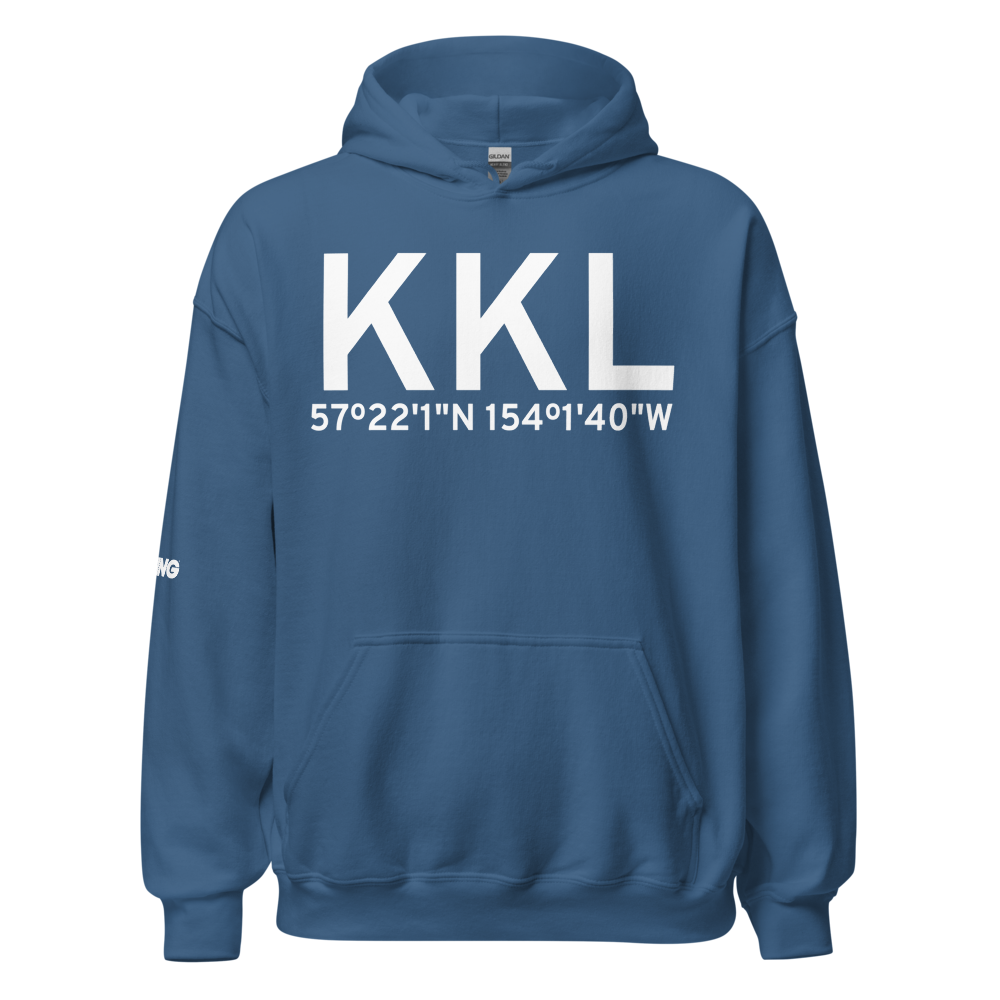Karluk Lake (KKL) Airport Hoodie Sweatshirt 