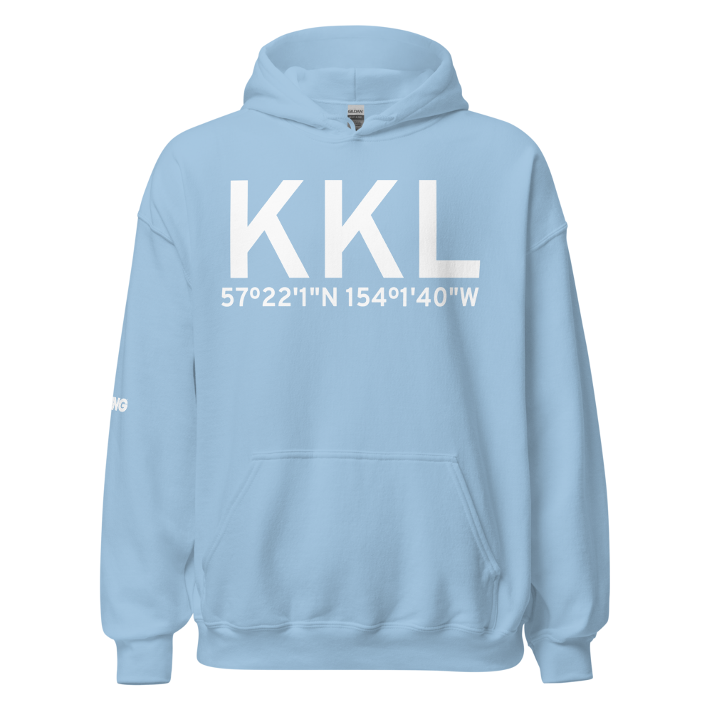 Karluk Lake (KKL) Airport Hoodie Sweatshirt 