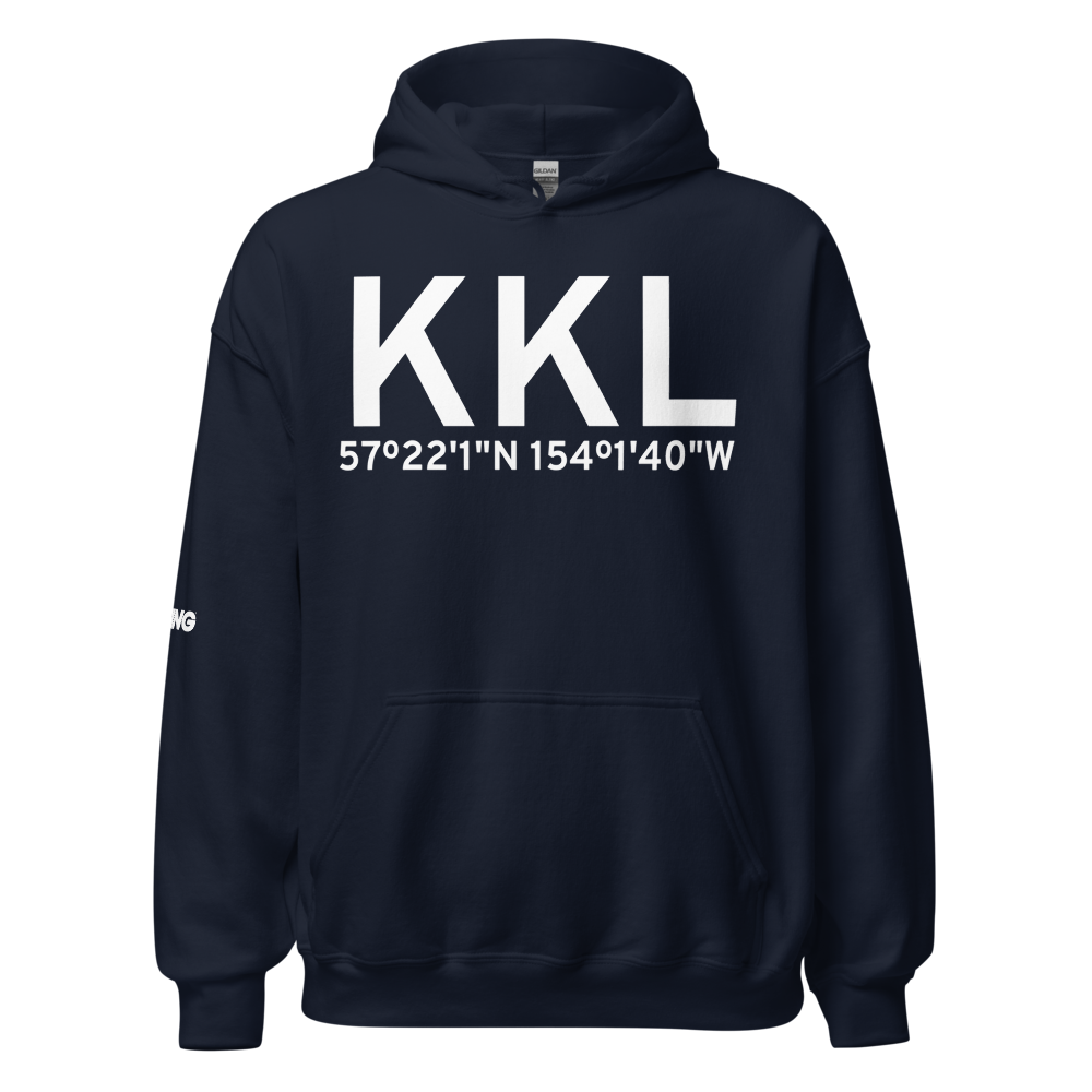 Karluk Lake (KKL) Airport Hoodie Sweatshirt 