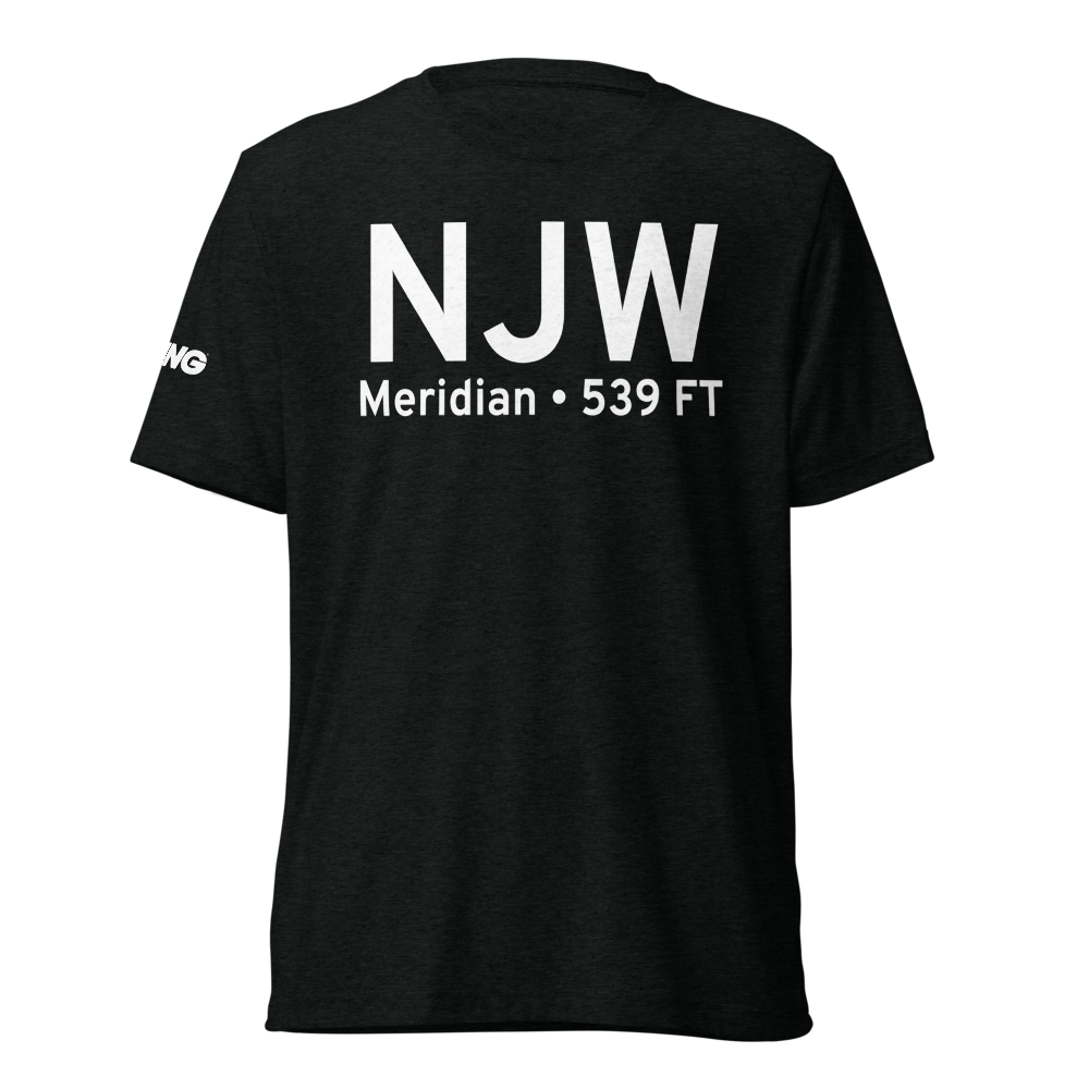 Meridian (KNJW) Airport Tri-blend T-Shirt 