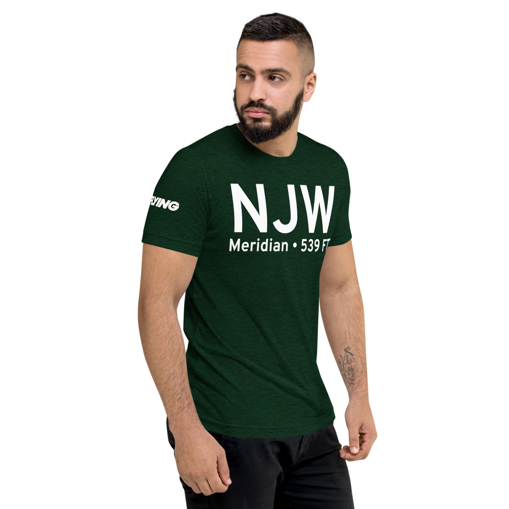 Meridian (KNJW) Airport Tri-blend T-Shirt 