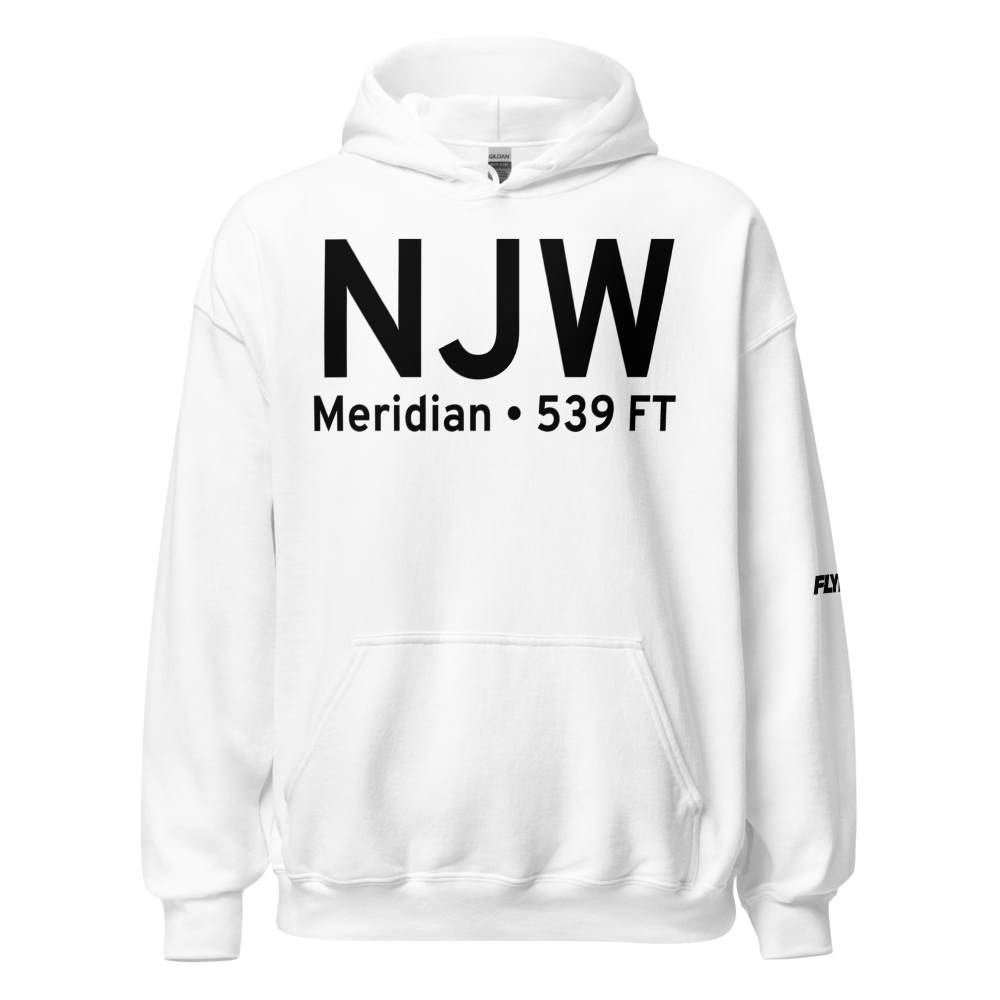 Meridian (KNJW) Airport Hoodie Sweatshirt 