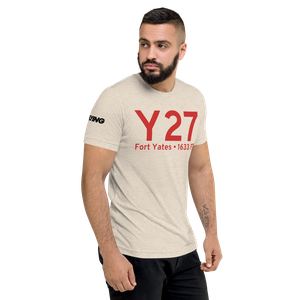 Fort Yates (KY27) Airport Tri-blend T-Shirt