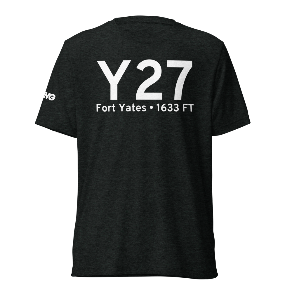 Fort Yates (KY27) Airport Tri-blend T-Shirt 