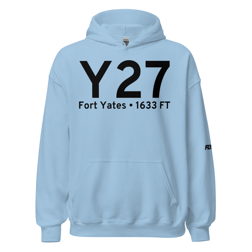 Fort Yates (KY27) Airport Hoodie Sweatshirt 