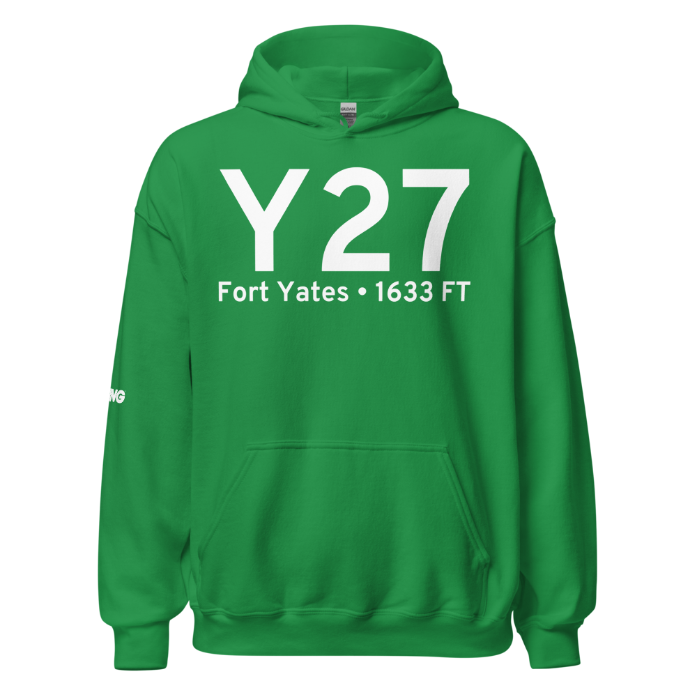 Fort Yates (KY27) Airport Hoodie Sweatshirt 