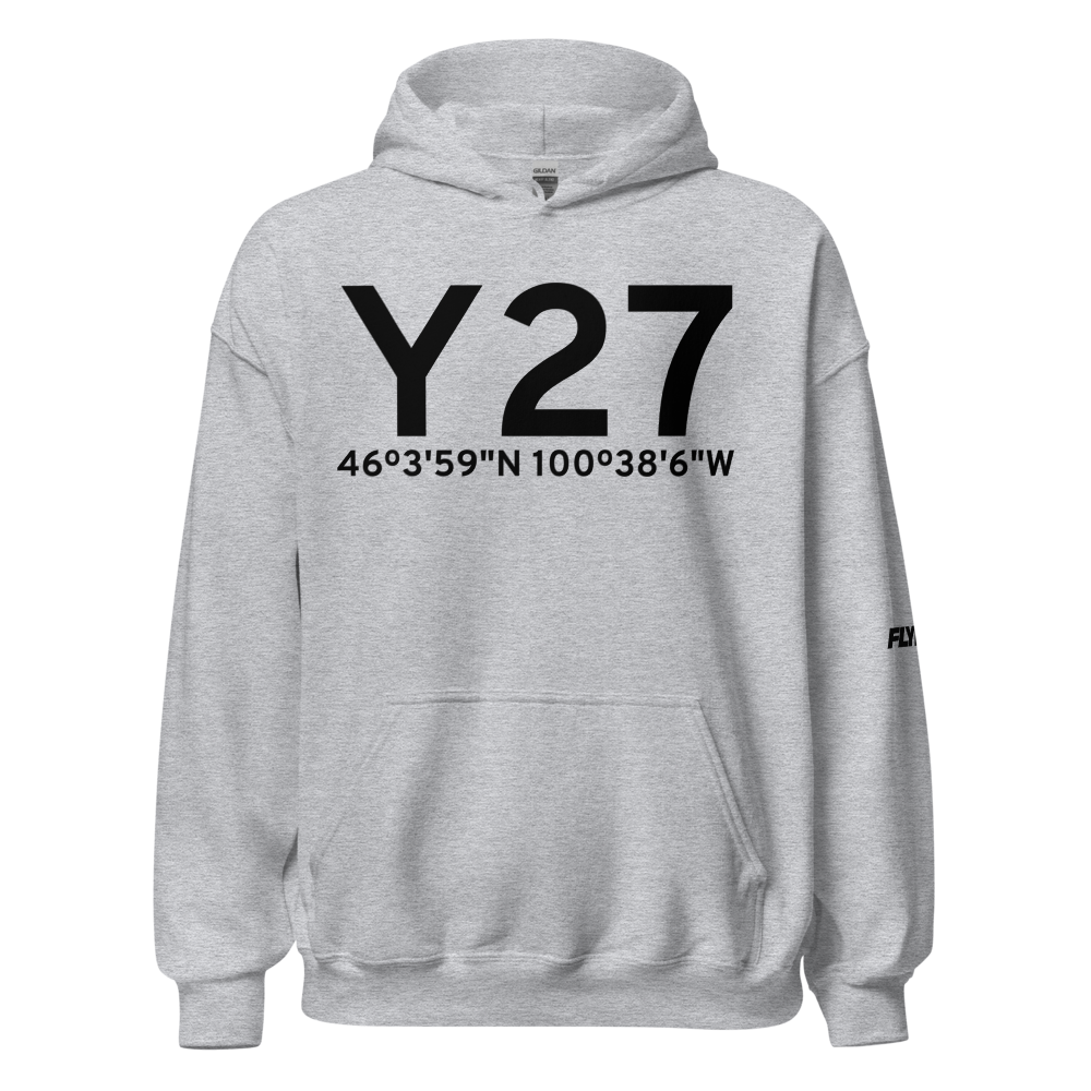Fort Yates (KY27) Airport Hoodie Sweatshirt 