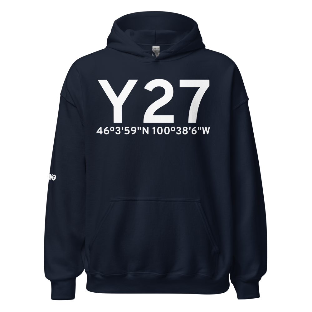 Fort Yates (KY27) Airport Hoodie Sweatshirt 