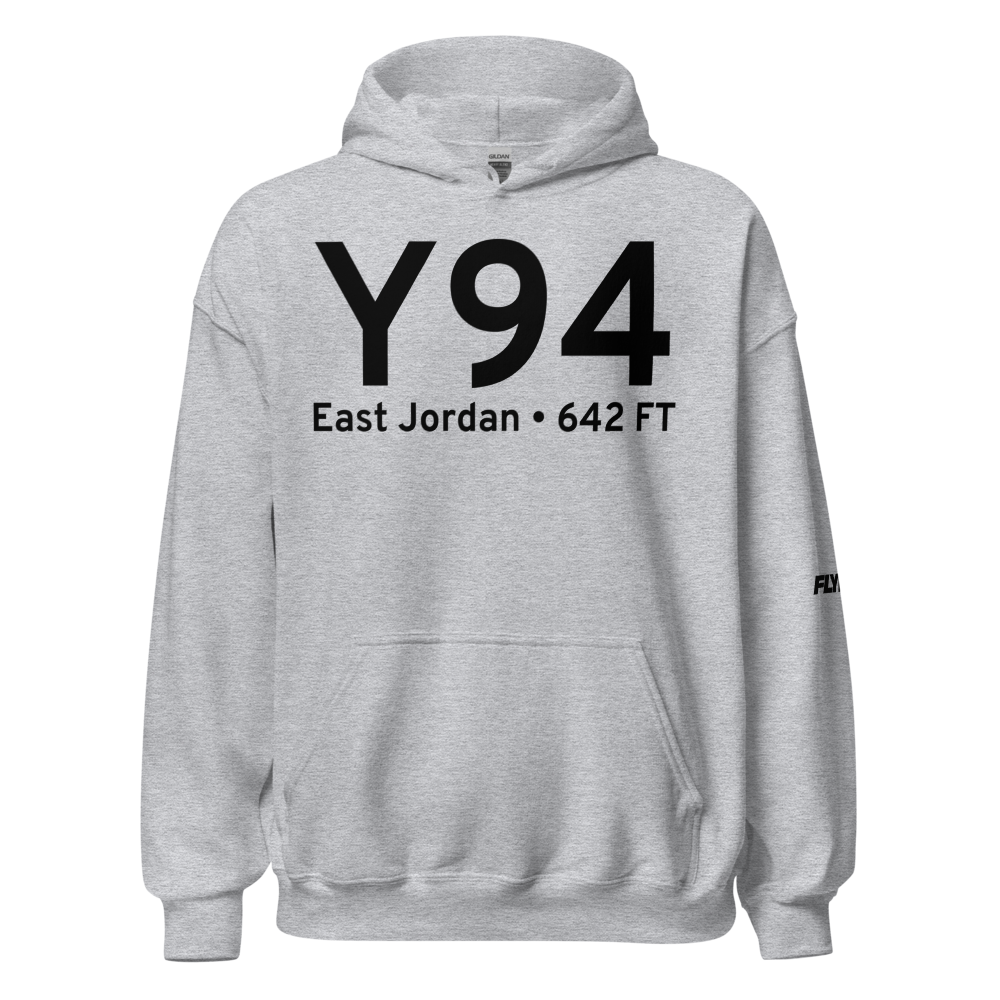 East Jordan (KY94) Airport Hoodie Sweatshirt 