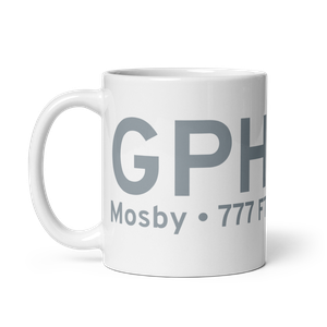 Mosby (KGPH) Airport Mug