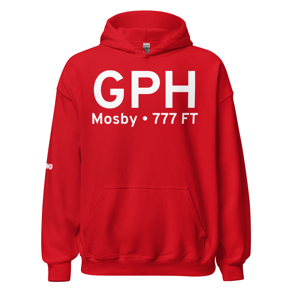 Mosby (KGPH) Airport Hoodie Sweatshirt 
