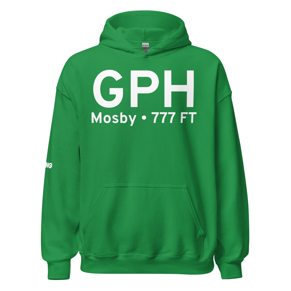 Mosby (KGPH) Airport Hoodie Sweatshirt 