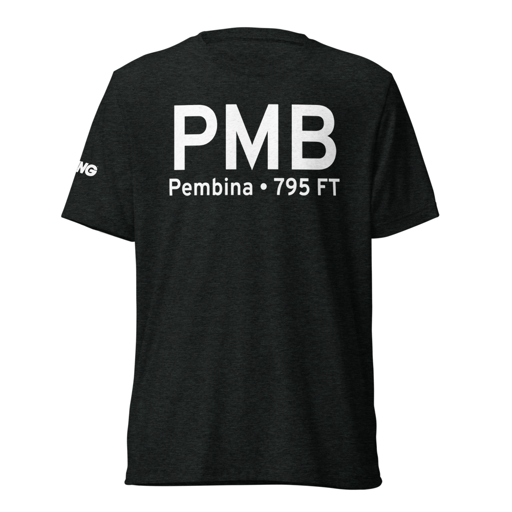 Pembina (KPMB) Airport Tri-blend T-Shirt 