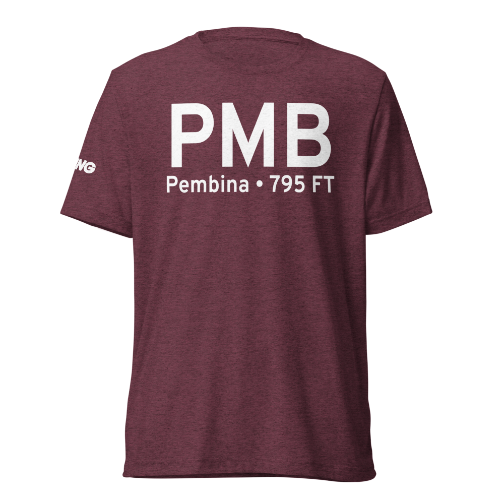 Pembina (KPMB) Airport Tri-blend T-Shirt 