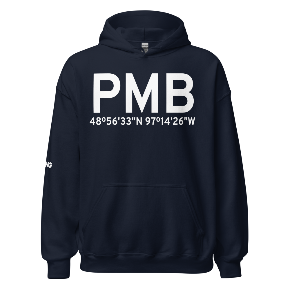 Pembina (KPMB) Airport Hoodie Sweatshirt 