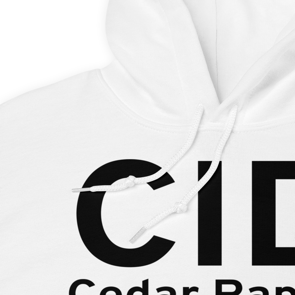 Cedar Rapids (KCID) Airport Hoodie Sweatshirt 