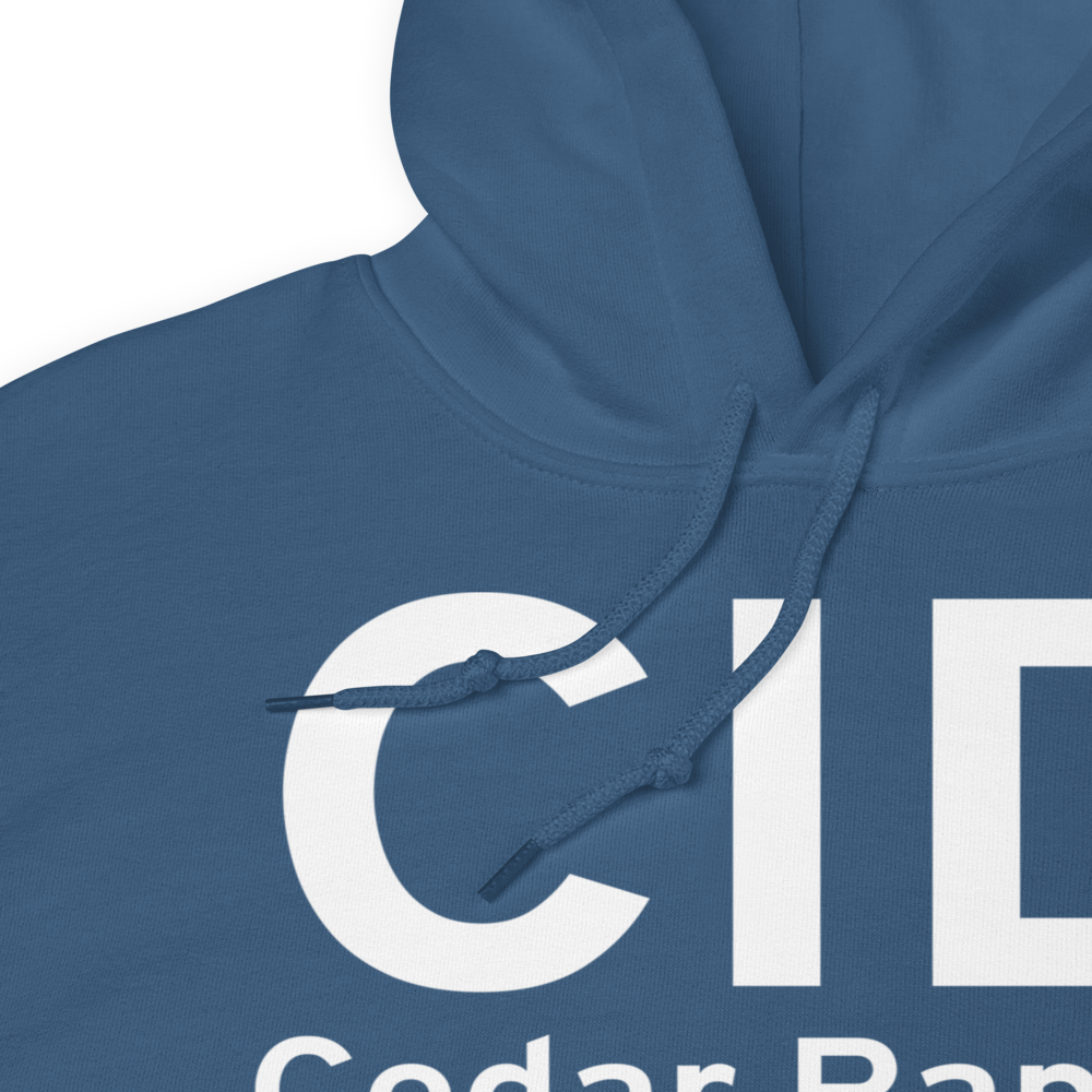 Cedar Rapids (KCID) Airport Hoodie Sweatshirt 