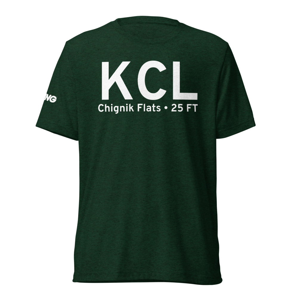 Chignik Flats (KCL) Airport Tri-blend T-Shirt 