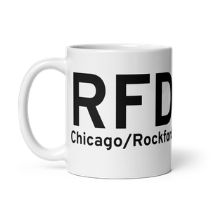 Chicago/Rockford (KRFD) Airport Mug