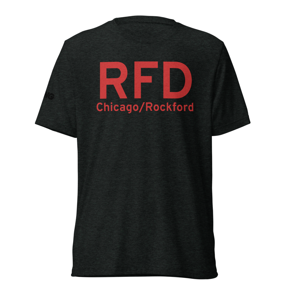 Chicago/Rockford (KRFD) Airport Tri-blend T-Shirt 