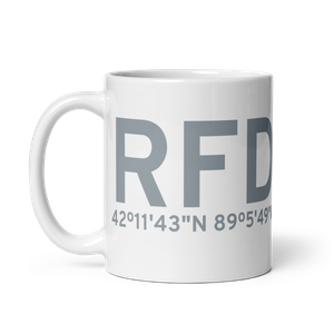 Chicago/Rockford (KRFD) Airport Mug