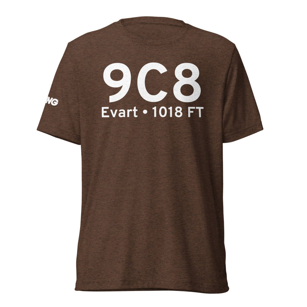 Evart (K9C8) Airport Tri-blend T-Shirt 