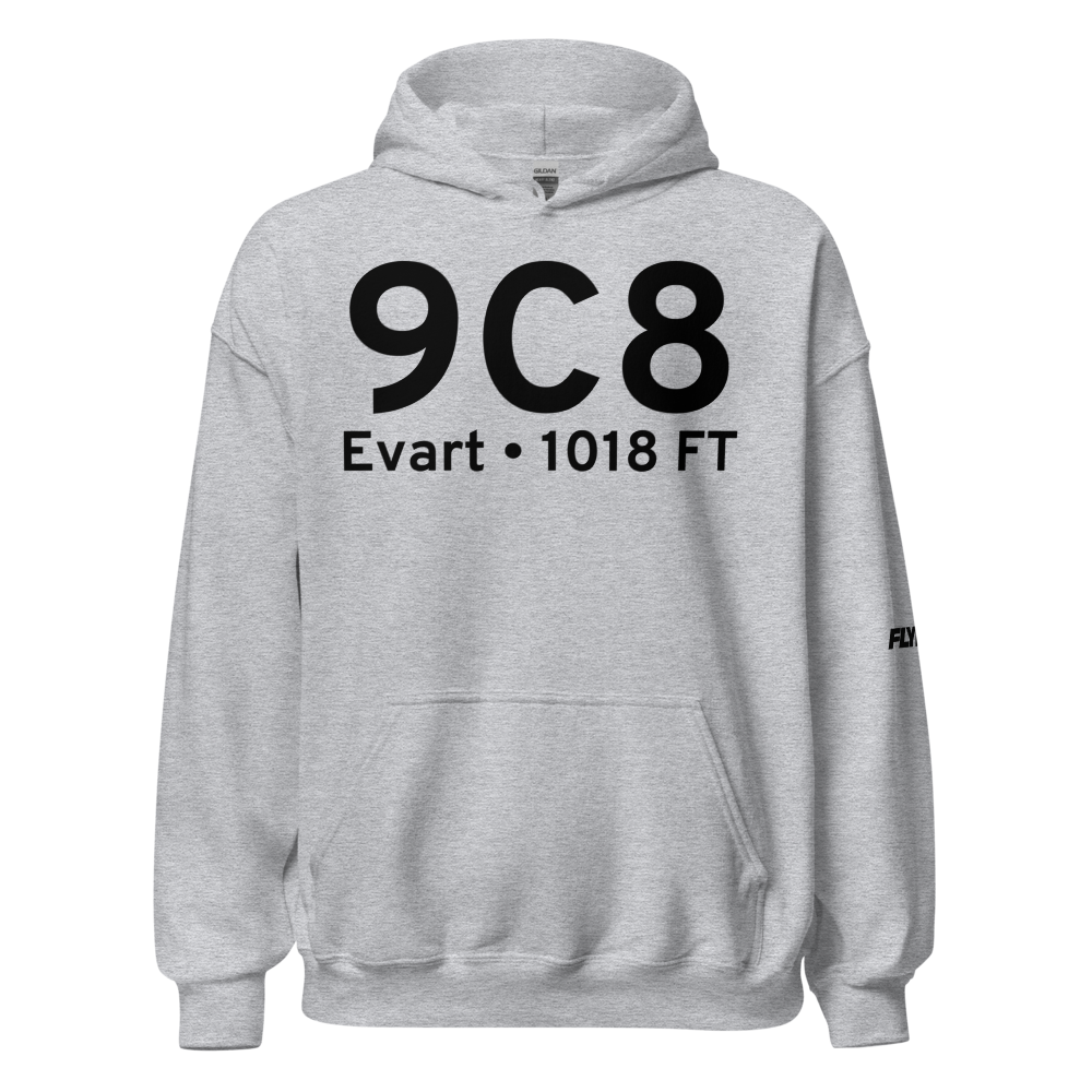 Evart (K9C8) Airport Hoodie Sweatshirt 