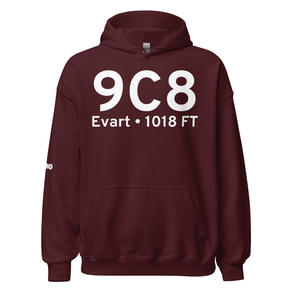 Evart (K9C8) Airport Hoodie Sweatshirt 