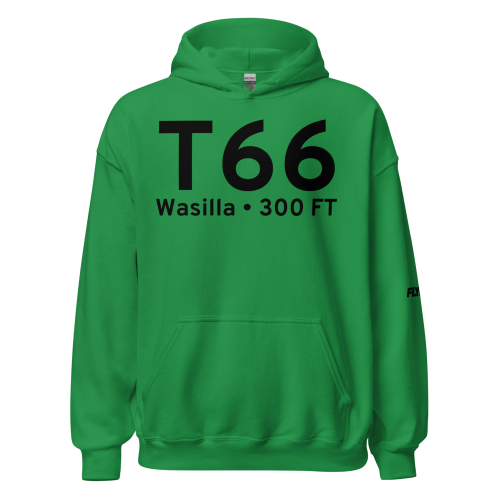 Wasilla (T66) Airport Hoodie Sweatshirt 