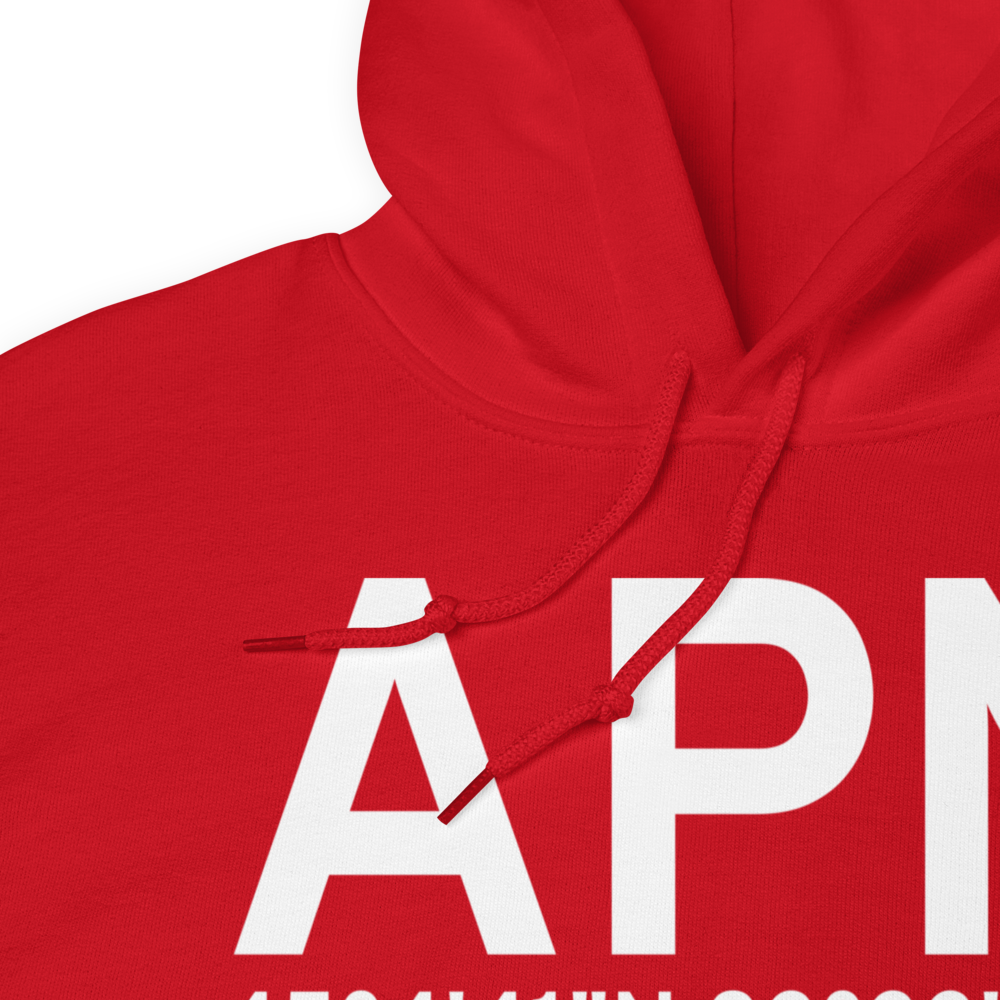 Alpena (KAPN) Airport Hoodie Sweatshirt 