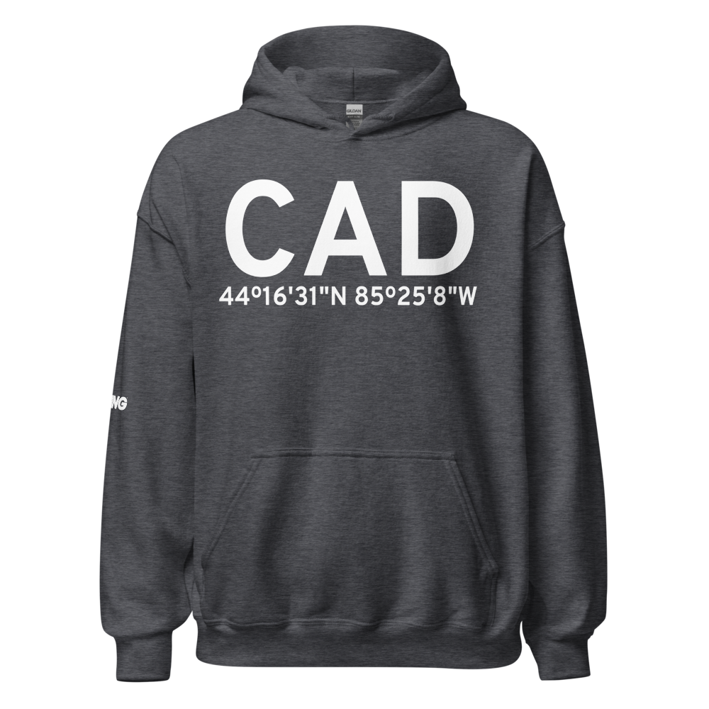 Cadillac (KCAD) Airport Hoodie Sweatshirt 