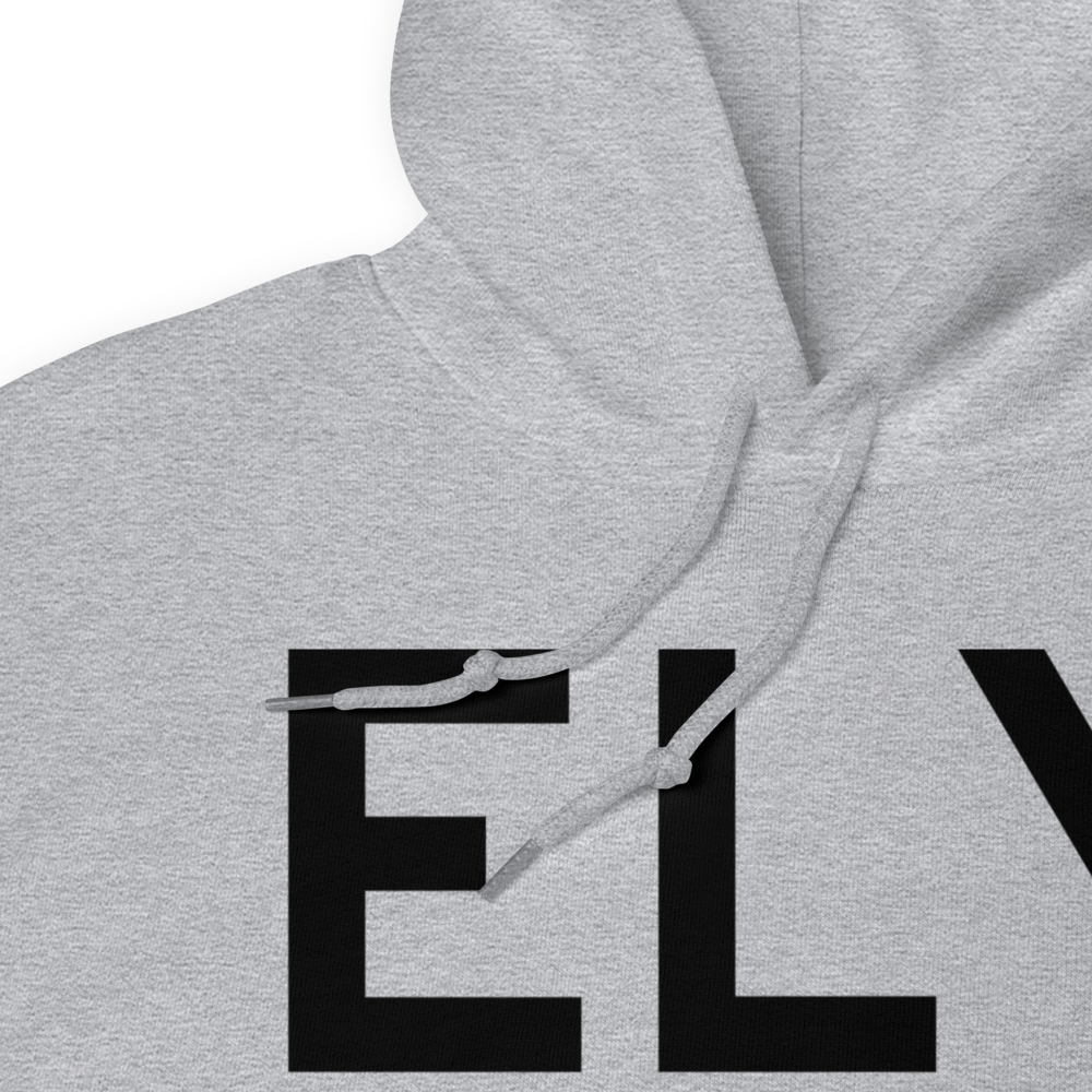 Ely (KELY) Airport Hoodie Sweatshirt 