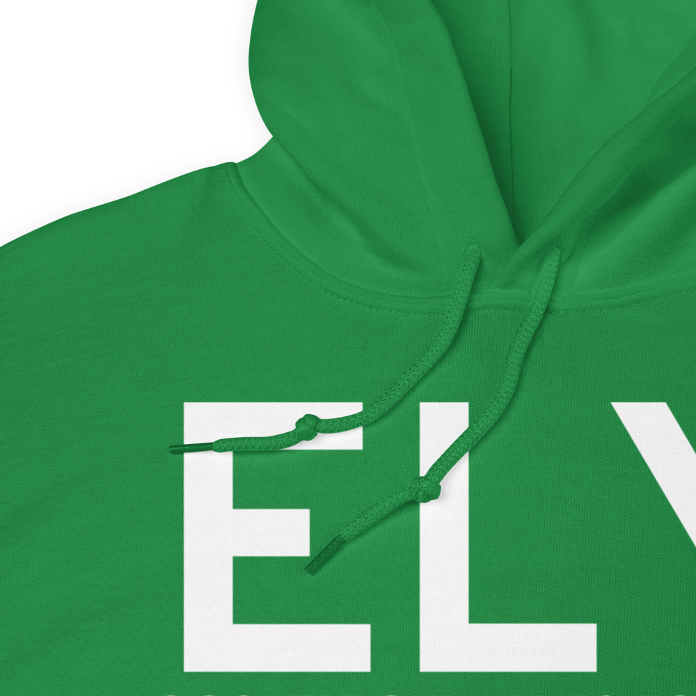 Ely (KELY) Airport Hoodie Sweatshirt 
