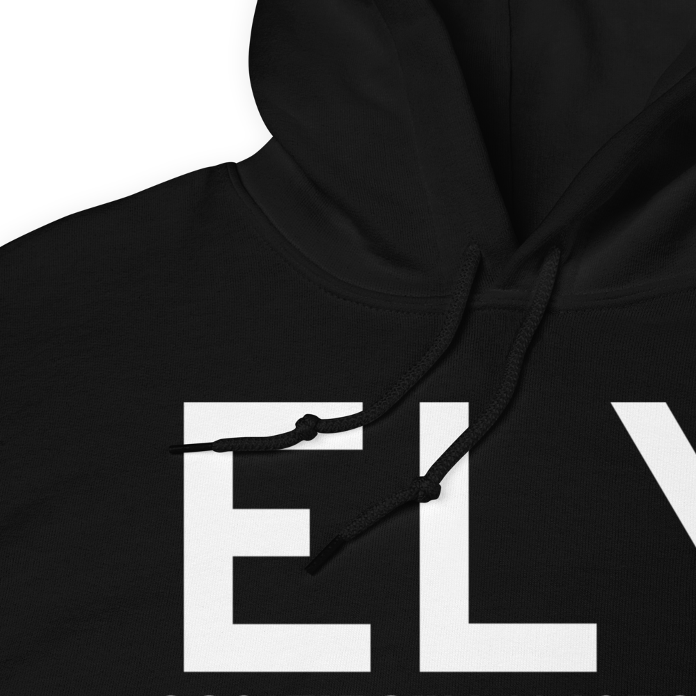 Ely (KELY) Airport Hoodie Sweatshirt 