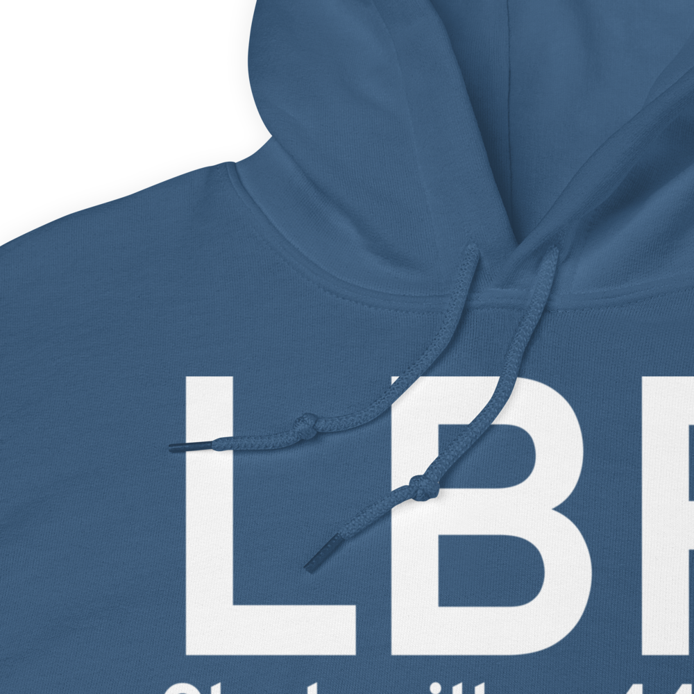 Clarksville (KLBR) Airport Hoodie Sweatshirt 