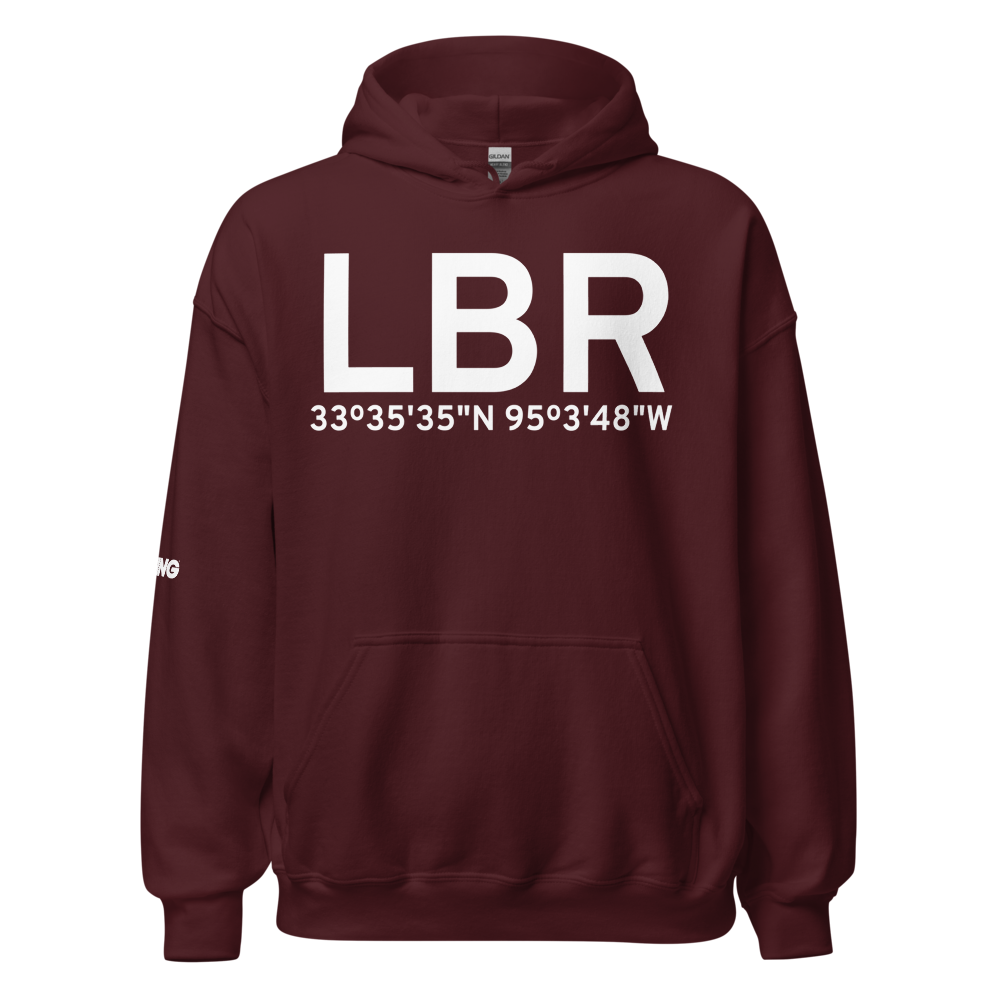 Clarksville (KLBR) Airport Hoodie Sweatshirt 