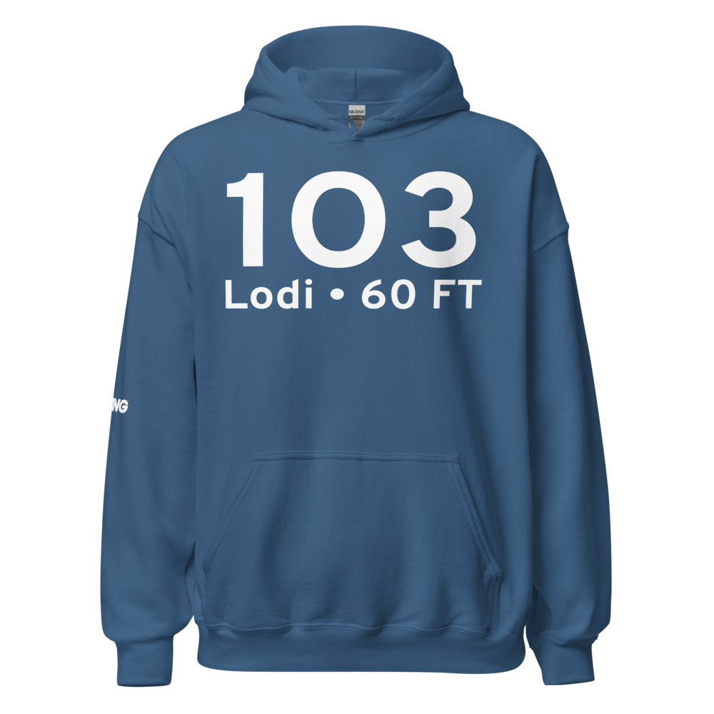 Lodi (K1O3) Airport Hoodie Sweatshirt 