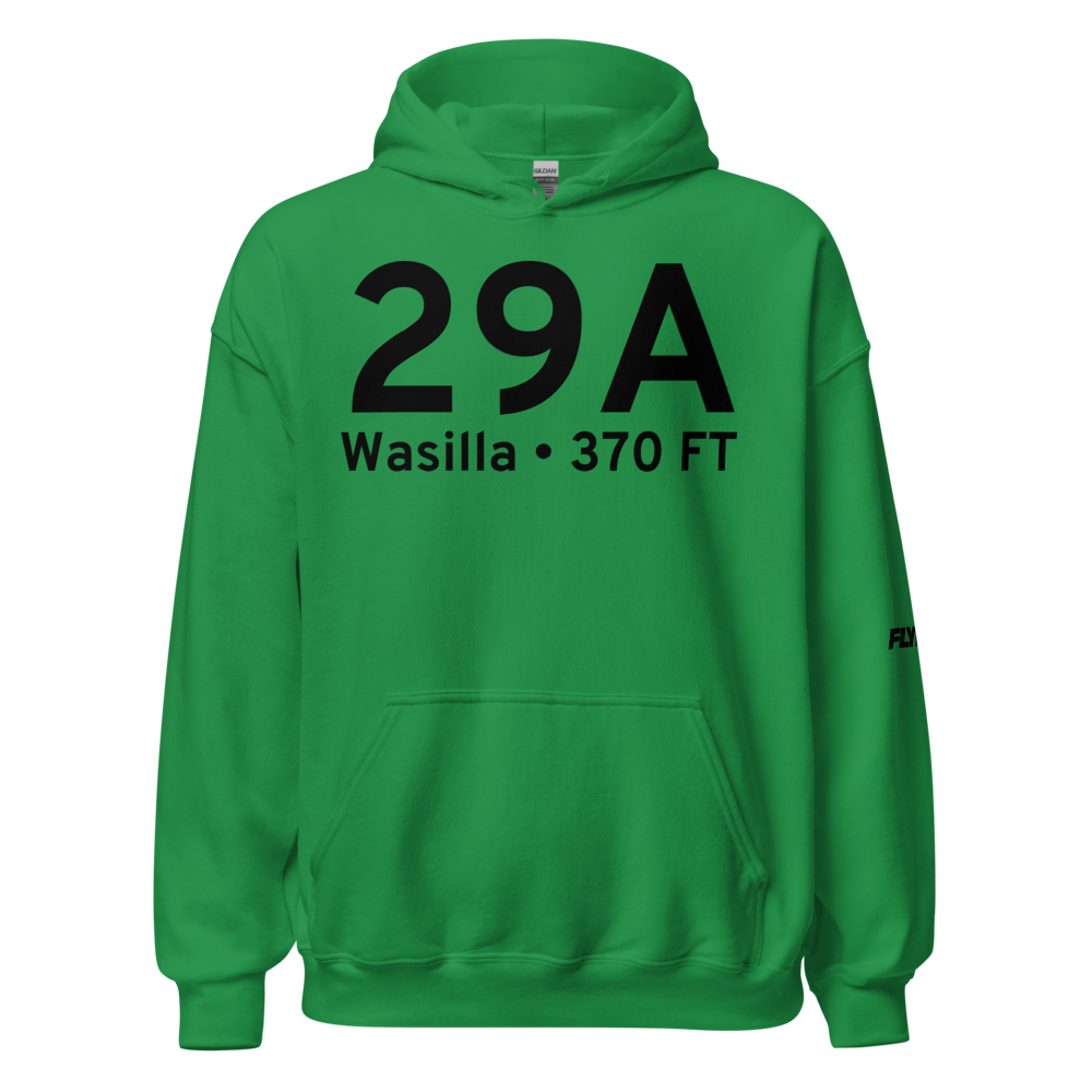 Wasilla (29A) Airport Hoodie Sweatshirt 