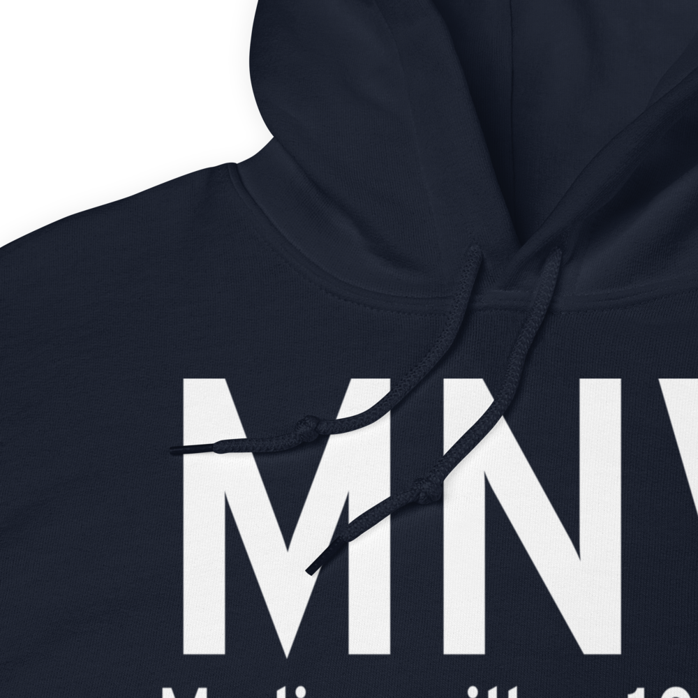 Madisonville (KMNV) Airport Hoodie Sweatshirt 