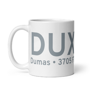 Dumas (KDUX) Airport Mug