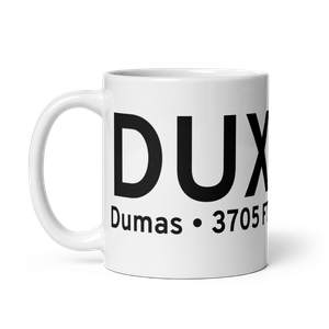 Dumas (KDUX) Airport Mug