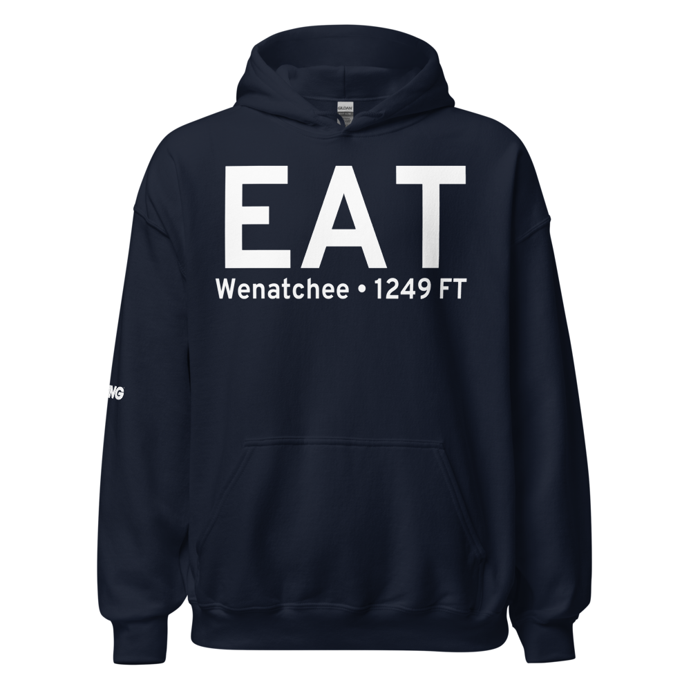 Wenatchee (KEAT) Airport Hoodie Sweatshirt 